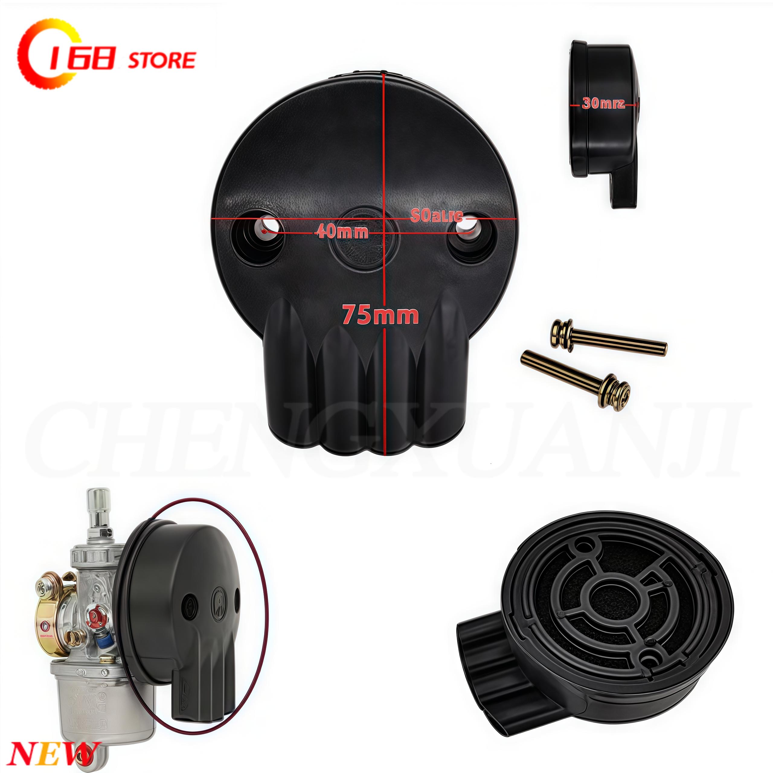 Carburador de 2 tiempos 50cc/60cc/66cc/80cc Motor de bicicleta motorizado bicicleta Carb para bicicleta eléctrica bicicleta de montaña