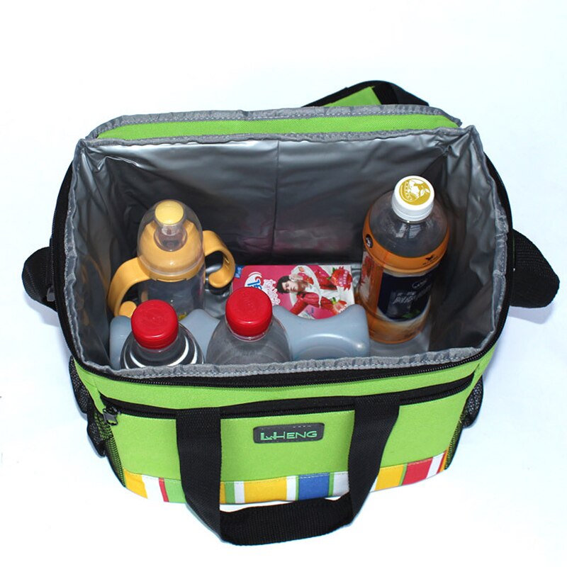 Saco térmico à prova dwaterproof água grande capacidade caixa de isolamento comida almoço piquenique caixa folha alumínio para steak thermabag geladeira