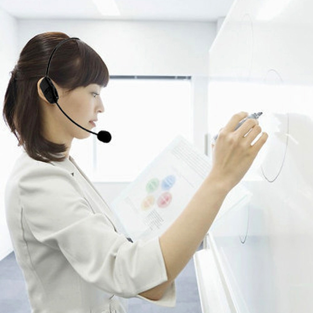 2.4G Wireless Microphone Speech Headset Megaphone Radio Mic for Loudspeaker Conference Teaching Meeting Tour Guide Microfones