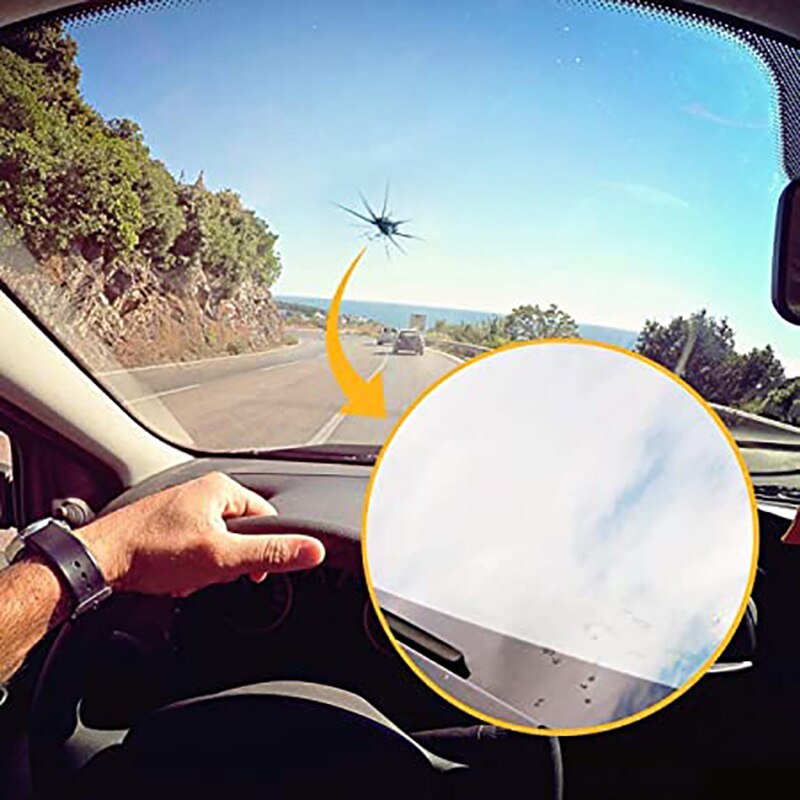 Car Windshield Repair tool DIY Window Repair Tools Windscreen Glass Scratch Crack Restore Window Screen resin+blade+strips