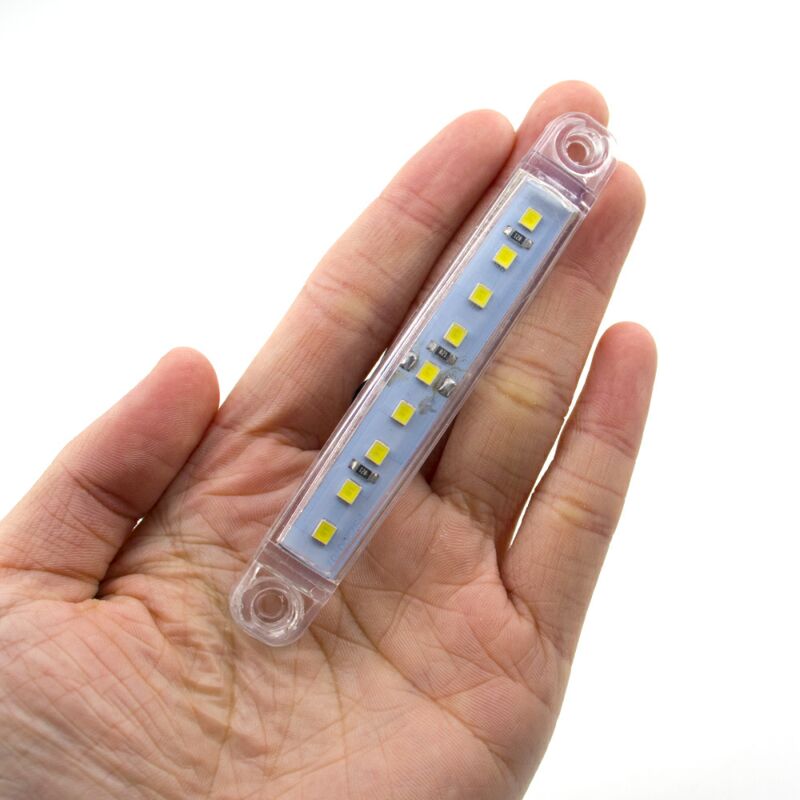 30x 12V-24V 9 LED Side Marker Brake Turn Signal Indicator Lamp Warning Light Clearance Auto Car Bus UTE Trailer Truck Lorry