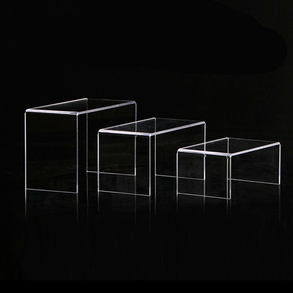 S/M/L Acrylic Transparent U-shaped Display Stand Cosmetics / Nail Polish / Shoes / Bag / Doll Shopping Mall Display Rack