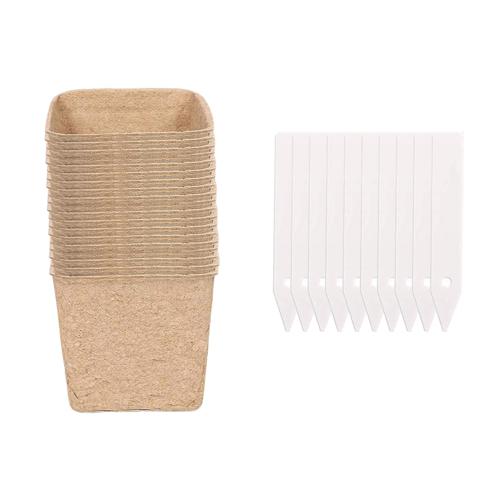 40pcs 8cm Paper grow Pot Plant Starters Herb vegs flower planter Nursery Cup Kit Biodegradable Home gardening tools cultivation