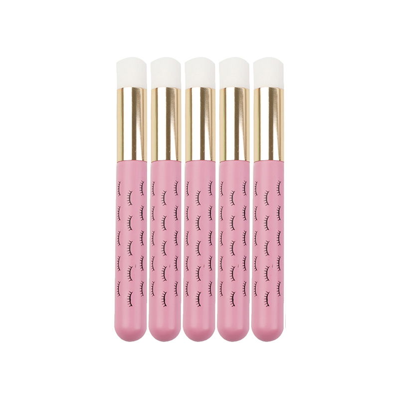 1/5PCS Szczotka do czyszczenia rzęs Aplikator do przedłużania rzęs Szczotki do brwi Szczotki do nosa Butelka do mycia Pielęgnacja skóry Narzędzie do makijażu czyste materiały eksploatacyjne: Niebieski