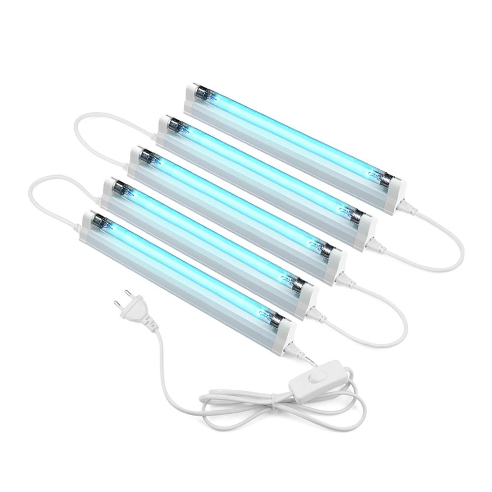UV-C ultrafioletowa lampa kwarcowa 6W 8W UVC T5 Tube sterylizator UV lampa bakteriobójcza bakteriobójcza bakteriobójcza żarówka 110V/220V