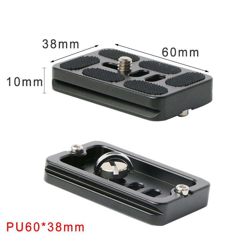 Dslr Camera Plate Tripod Plate Quick Release Adapter Base Plate Camera Mount Plate for Dslr Camera Arca Swiss Ball Head Tripod: PU60