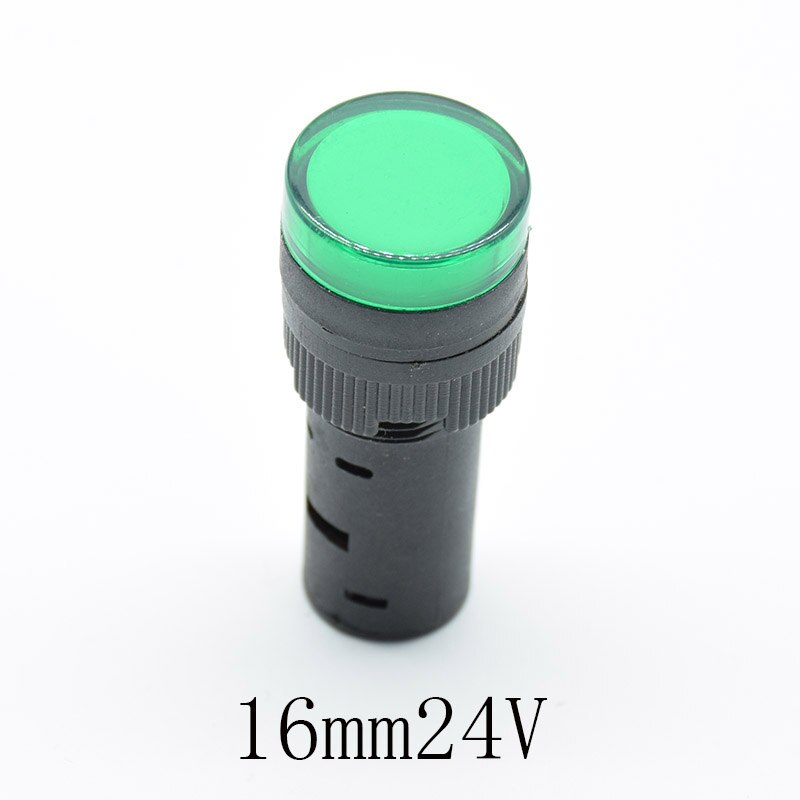 1pc16mm signal led Indicator light blue green red white yellow pilot lamp 12V 24V 220V LED light Indicator lamp