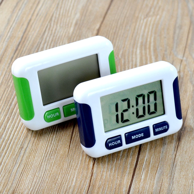 5 Groepen Countdown Timer Multi Keuken Timer Wekker Noisy Bell 12/24 Uur Timers