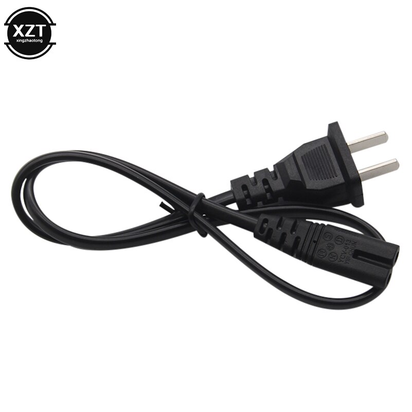 IEC 2ft 2-Prong 2 Pin AC US plug Voeding Cable Lead Wire oplaadkabel Cord voor Desktop Laptop PS2/3/4