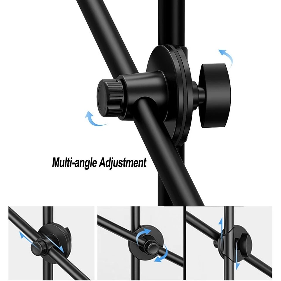 Anillo de luz Led para Selfie, lámpara de luz de relleno circular de 30cm, 12 pulgadas, con trípode y soporte para teléfono