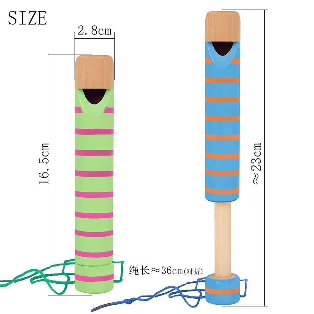 Traditionele Bruin Handgemaakte Houten Bamboe Fluit Houten Pull Fluitje Diacritic Houten Fluit