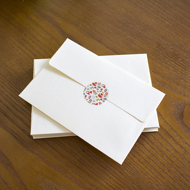 100 Envelope Seals, Envelope Seal Stickers, Included 12Pcs/Each 1.3 Inch Round Sealing Sticker for Invitation Card