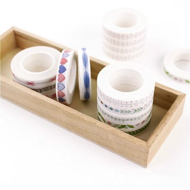 1piece Cartoon Washi Tape Scrapbooking DIY Label High Delicate Pretty Sticker Masking Tape School Office Supply