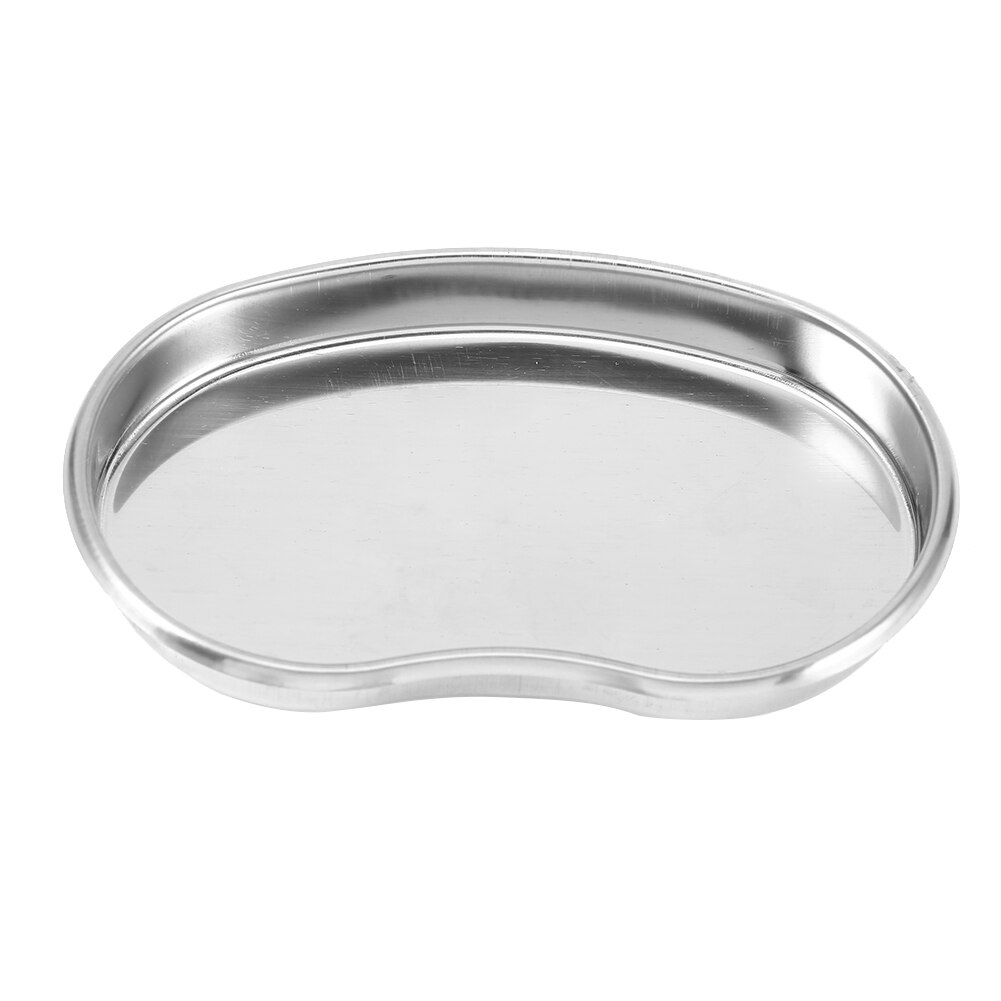 Stainless Steel Tray Kidney Shaped Curved Sterilized Tray Disinfection Plate Instrument Bending Tray Sterilization Accesory