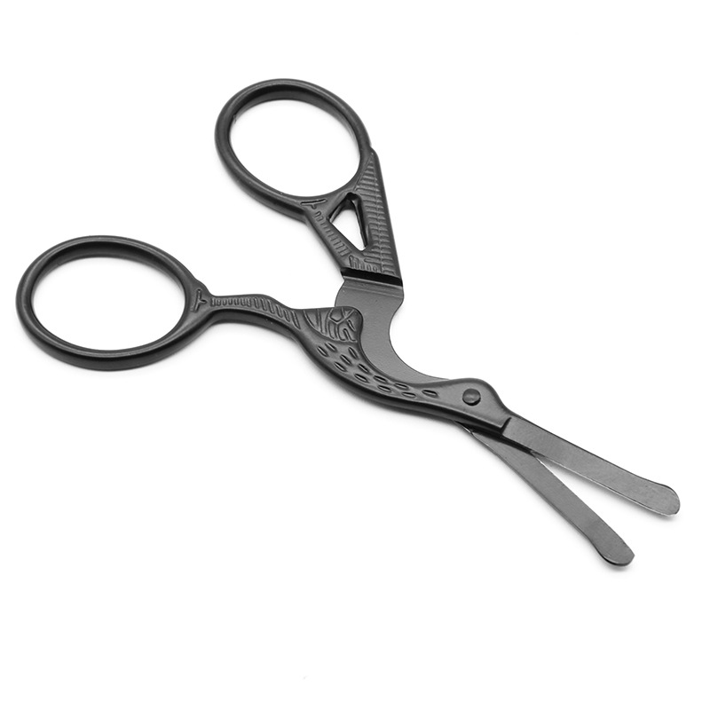 Zwarte Neus Haarschaar Rvs Ronde Hoofd Schoonheid Trimmer Neus Haar Trimmers Draagbare Ergonomie Neus Haar Snijder Gereedschap