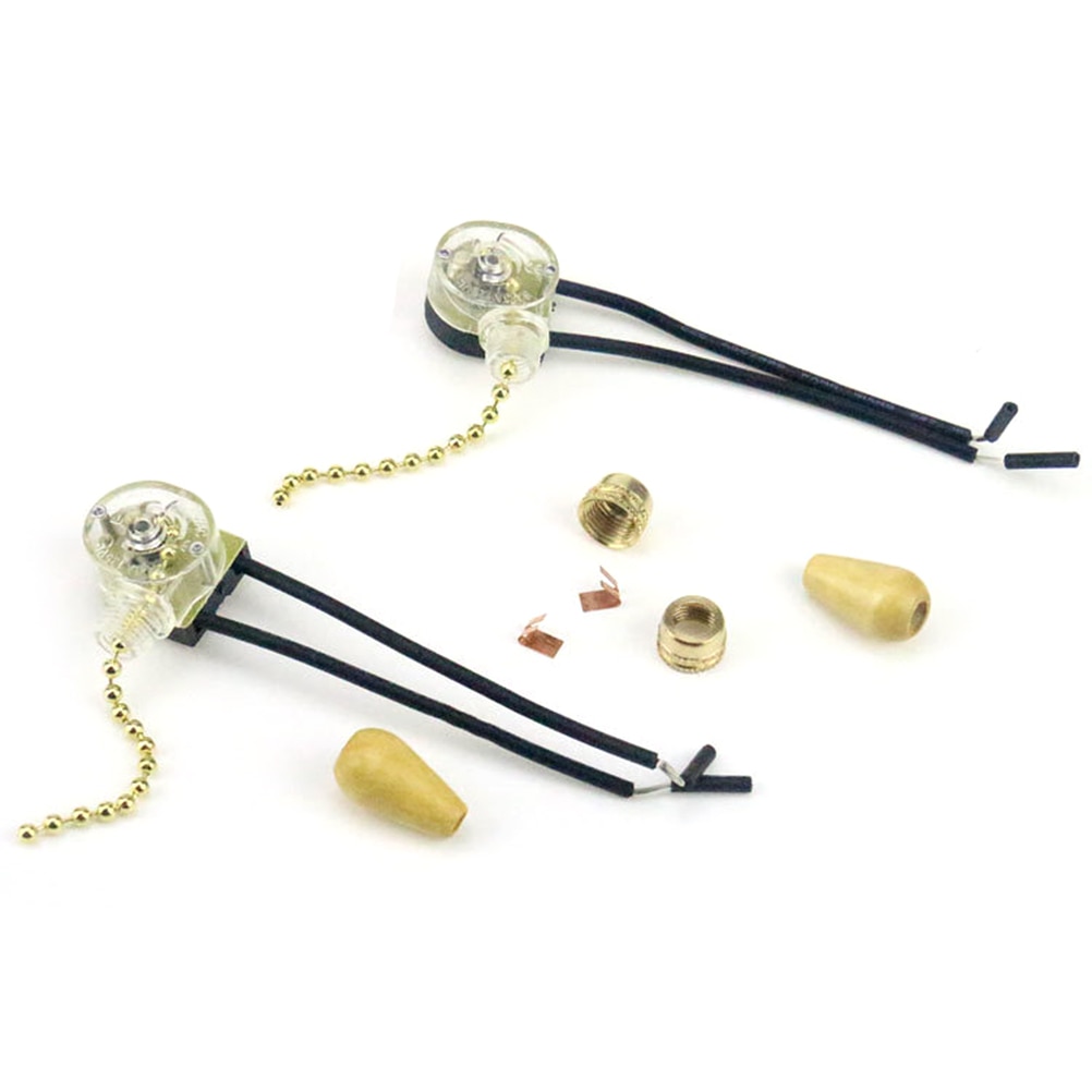 Replacement Pull Cord Chain Switch Control Pull Cord Switch For Light Universal Ceiling Fan Wall Light Bedside Lamps