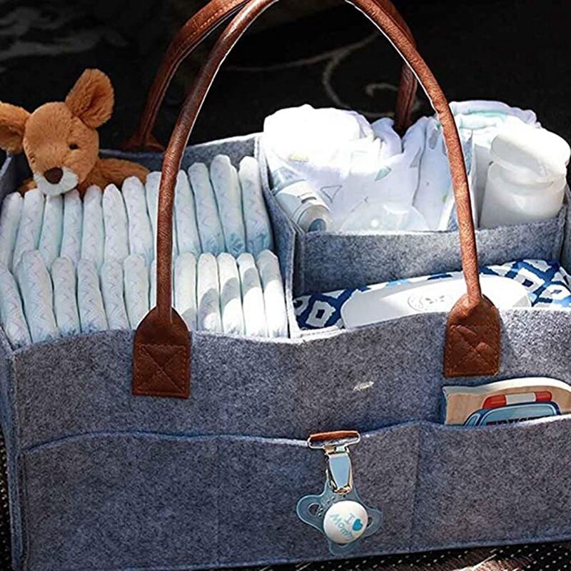 Fühlte Windel Tasche sterben Gute Baby Windel Caddie-Kindergarten Lagerung Behälter und Auto Organizer für Windeln