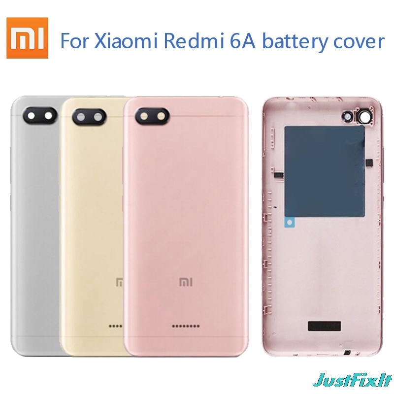 Funda trasera para Xiaomi Redmi 6A carcasa trasera de repuesto, Original, para Redmi 6A