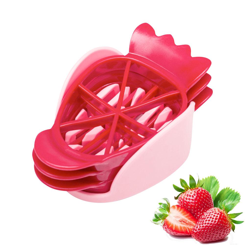 Strawberry Slicer DIY Platter Fruit Plate Cake Toy Fruit Dicing Tool