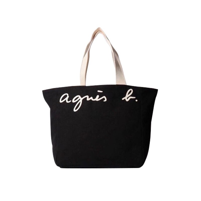 Vesker med bokstavtrykk, skulderveske for kvinner med stor #39 , to-i-ett-veske dobbeltsidig dameveske