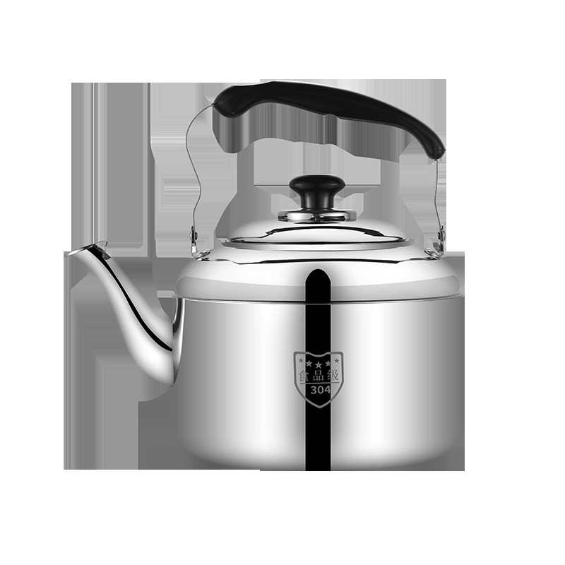 Silbato grueso de acero inoxidable 304, hervidor de gas doméstico de gran capacidad, estufa de gas electromagnética