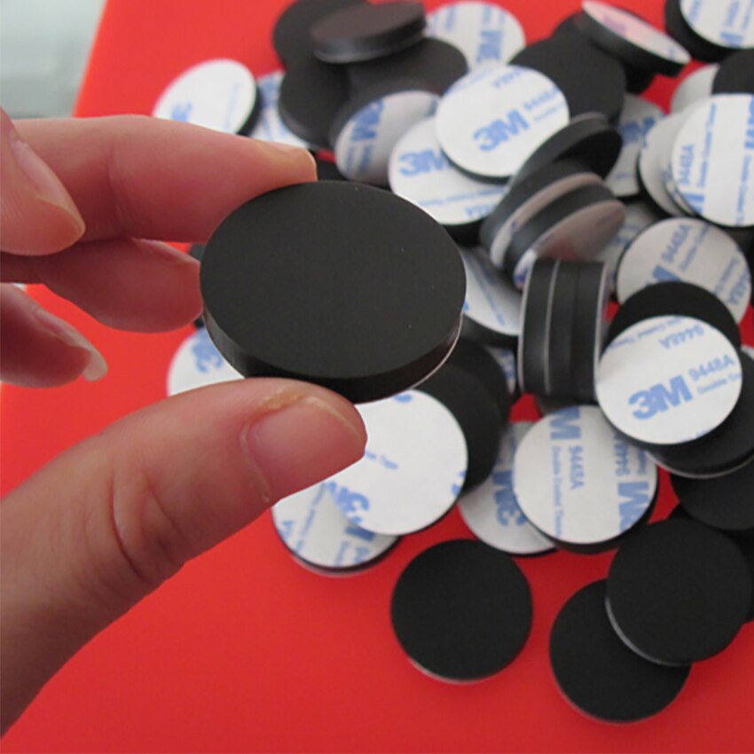 10Stck Φ 4,5-20mm Selbst Klebe Runde Silikon Gummi Füße Pad Möbel Schrank Tür Dämpfer Stoßstangen Anti-kollision Anti-Unterhose