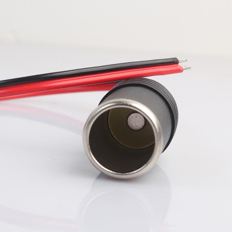 Vodool 30cm universal 12v 10a 120w bil sigarettenner hunn stikkontakt auto bil sigar lader kabel strømkontakt adapter