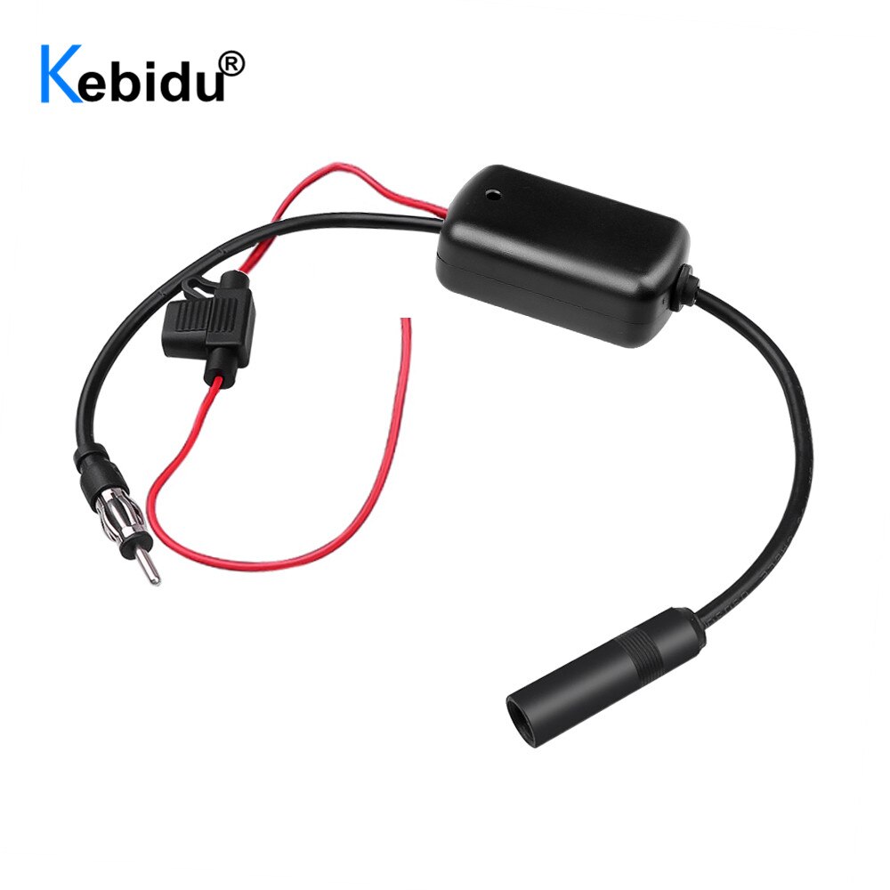 Antena de Radio FM Universal para coche de 12V, amplificador de señal FM para barco o vehículo marino de 330mm, amplificador FM
