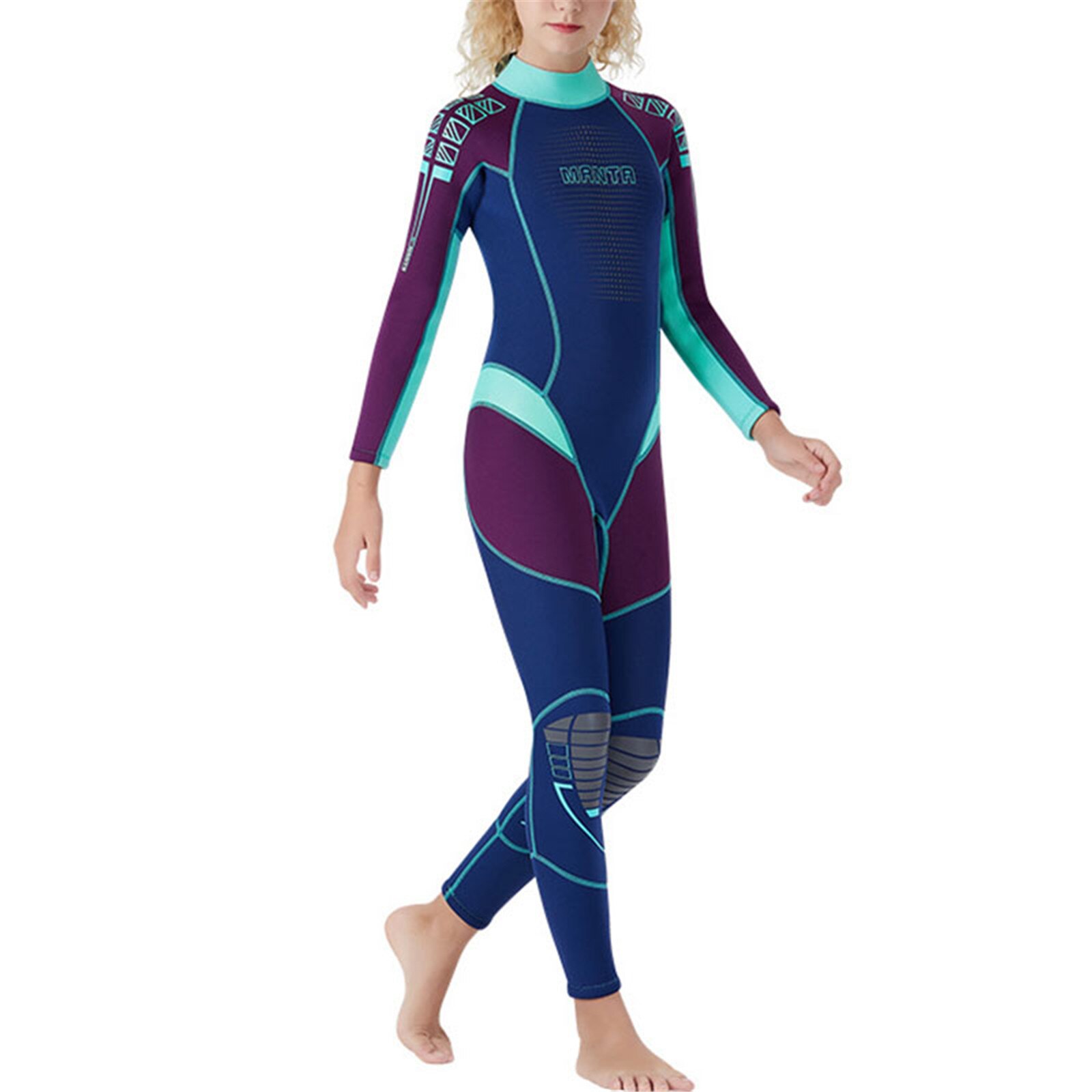 Costumi da bagno per adolescenti Neoprene Triathlon protezione solare invernale abbigliamento meduse tuta elastica a quattro vie Trisuit Surf MC889