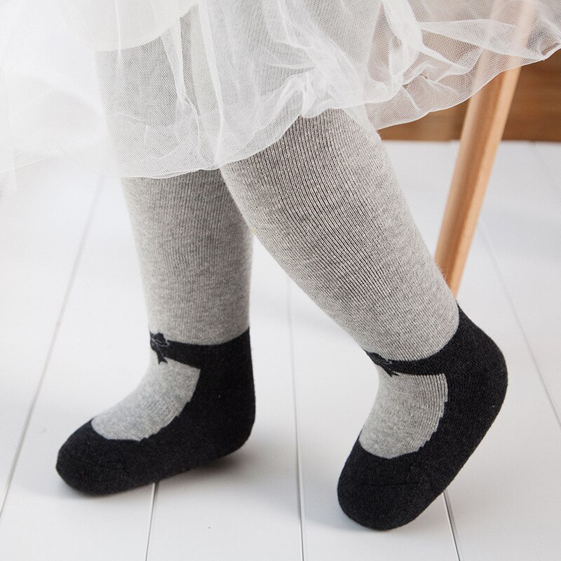 Molla del bambino/Autunno Calzamaglie Del bambino Del Cotone Della Ragazza Collant Del Capretto infantile Lavorato A Maglia Collant Calzamaglie Morbido Abbigliamento bambino