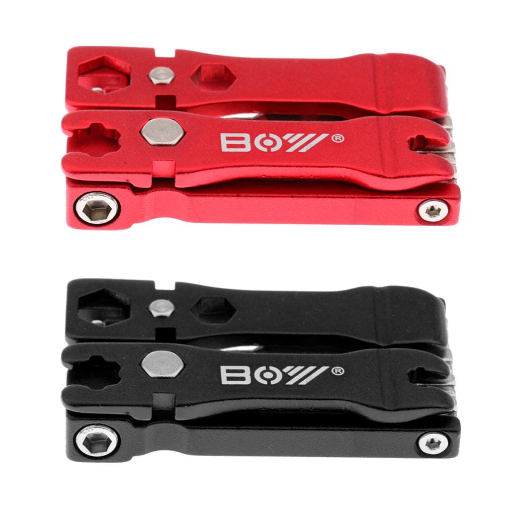 19 in 1 Steel Multi Tool Bike Multitool Combination Repair Tool Compact A Variety of Functions