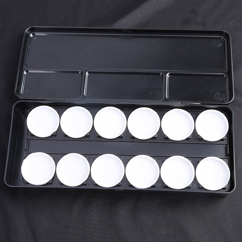 24 Slots Nagellak Lege Aquarel Schildert Blikken Doos Palet Uv Gel Manicure Schilderen Doos Palet Doos Schilderij Tekening Plaat