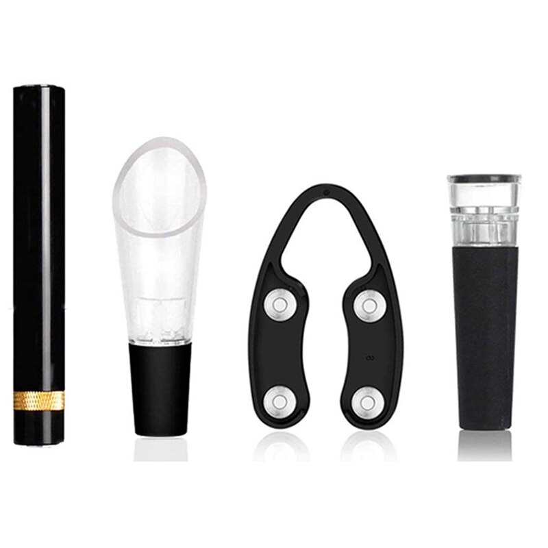 Brookstone Air Pressure Wine Opener Set - 4 Piece Set - View #11