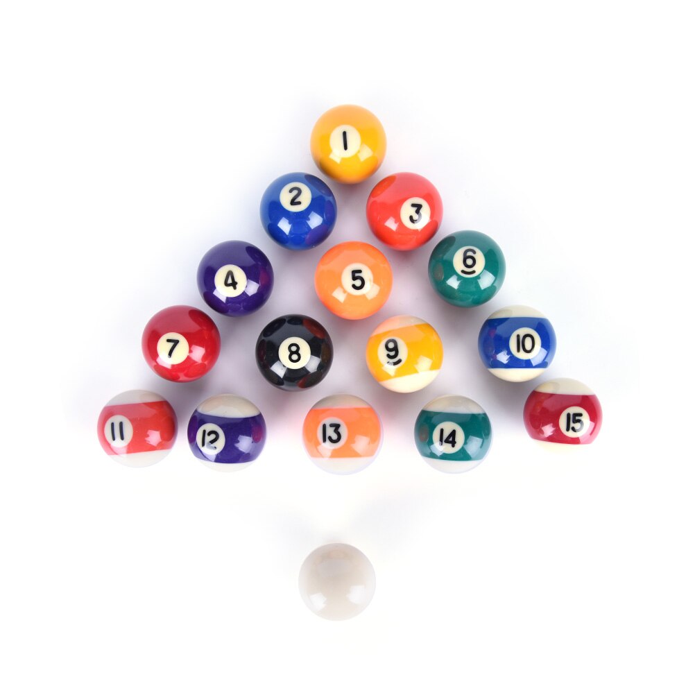 16PCS=1Set Practice pool balls full set resin Billiard Training ball Table Balls Cue ball for kids children 38mm
