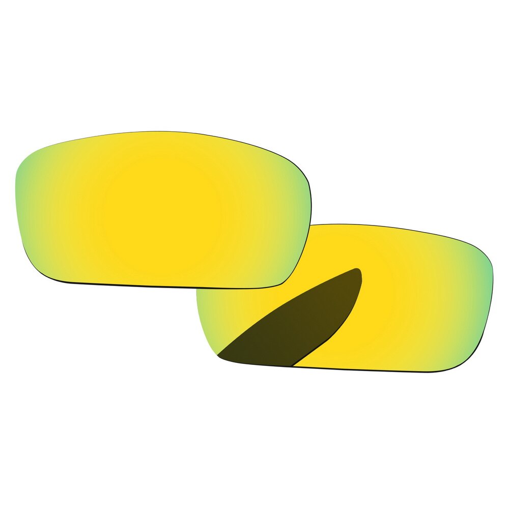 Alphax Ersatz Linsen für Kurbelwelle Sonnenbrille Polarisierte-Mehrere Optionen: 24K Golden