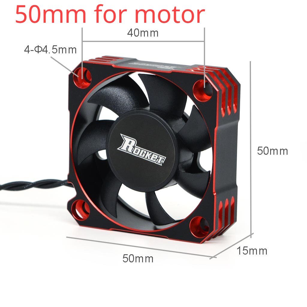25mm 30mm 35mm 40mm 50mm Rc wentylator SURPASS HOBBY Metal radiator pokrywa wentylatora dla zdalnie sterowany silnik TURBO ESC: 50mm for motor R