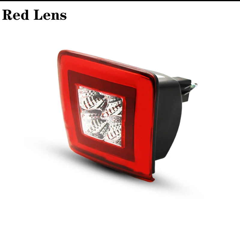 IJDM – ensemble de phares antibrouillard arrière de voiture, pour Nissan 370Z Juke NISMO, alimenté par LED rouge, comme frein/buée arrière et LED blanche comme recul: Bleu profond