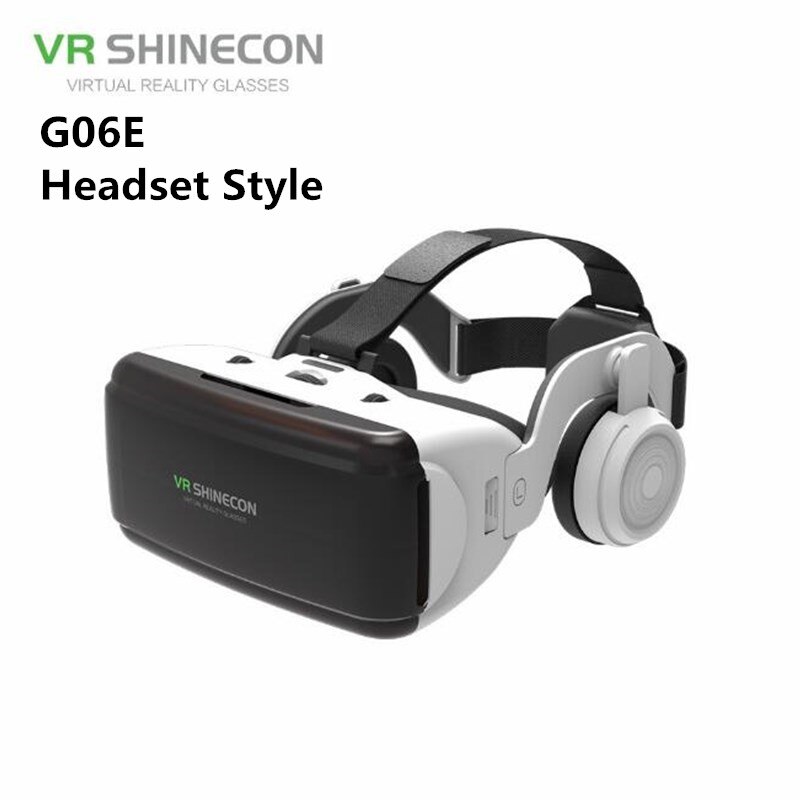 Gafas 3D de realidad Virtual VR, casco de cartón estéreo, Google, para IOS, Android, teléfono inteligente, Bluetooth Rocker r57: G06E Headset style