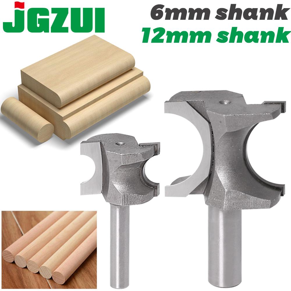 JGZUI 1PCS Half Round Side Cutter BitHalf Round Side Cutter Bit Router Bit Router Bit 6mm shank 12mm shank Woodworking bits