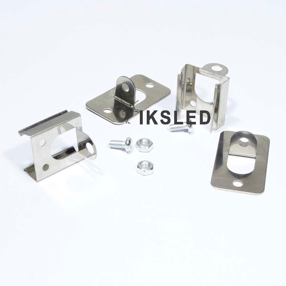 Rotate bracket for led strip Rotate Mounting Bracket Fixing Clip For LED Strip Light with Screws Mount Clip for Fix LED Strip