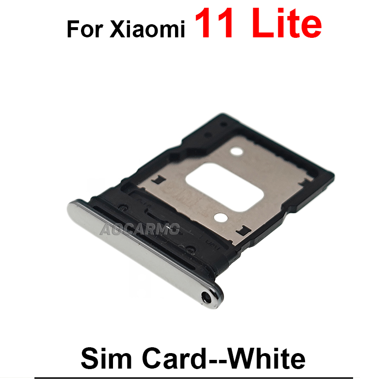 Sim Card For Xiaomi 11 Ultra Lite Mi 11T Pro 11Lite Sim Tray Holder Socket Slot Repair Replacement Parts: PURPLE