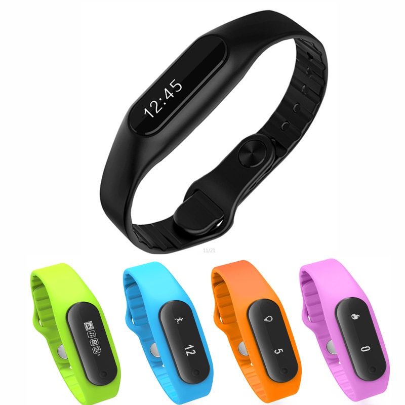 E06 Smart Healthy Bracelet Waterproof Pedometer Tracker Bracelet Fitness Sleep Tracker Bluetooth Watch for Iphone Android