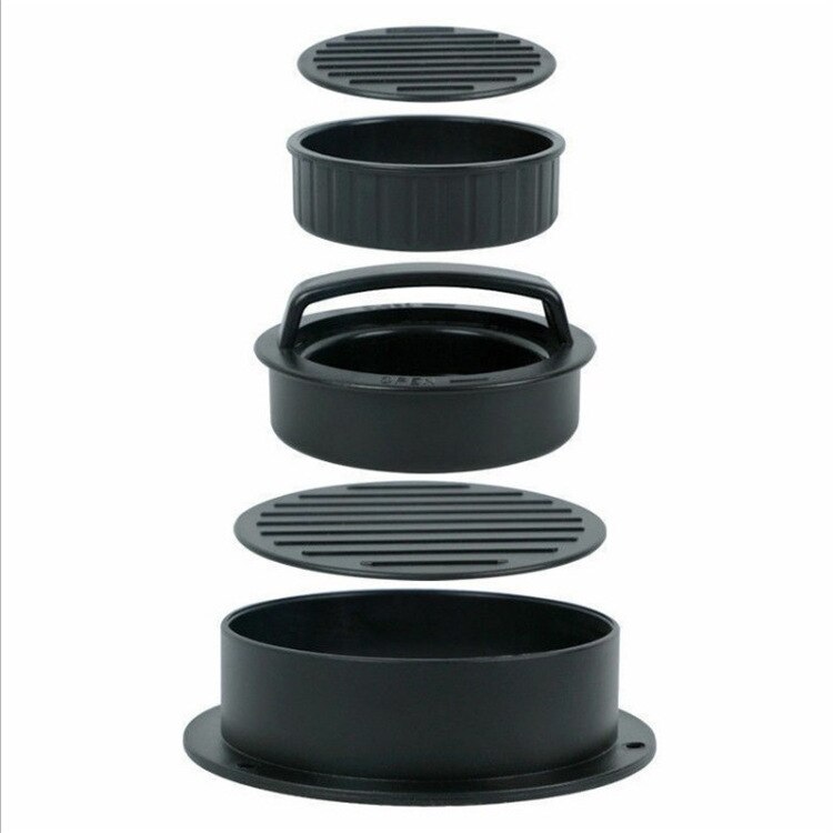 3-w-1 nieprzywierająca nadziewane prasa robić burgerów z 50 wosk papiery, sztuka kulinarna narzędzie robić formowania dla grill grillowanie hamburgery, wołowina kotlety i suwak