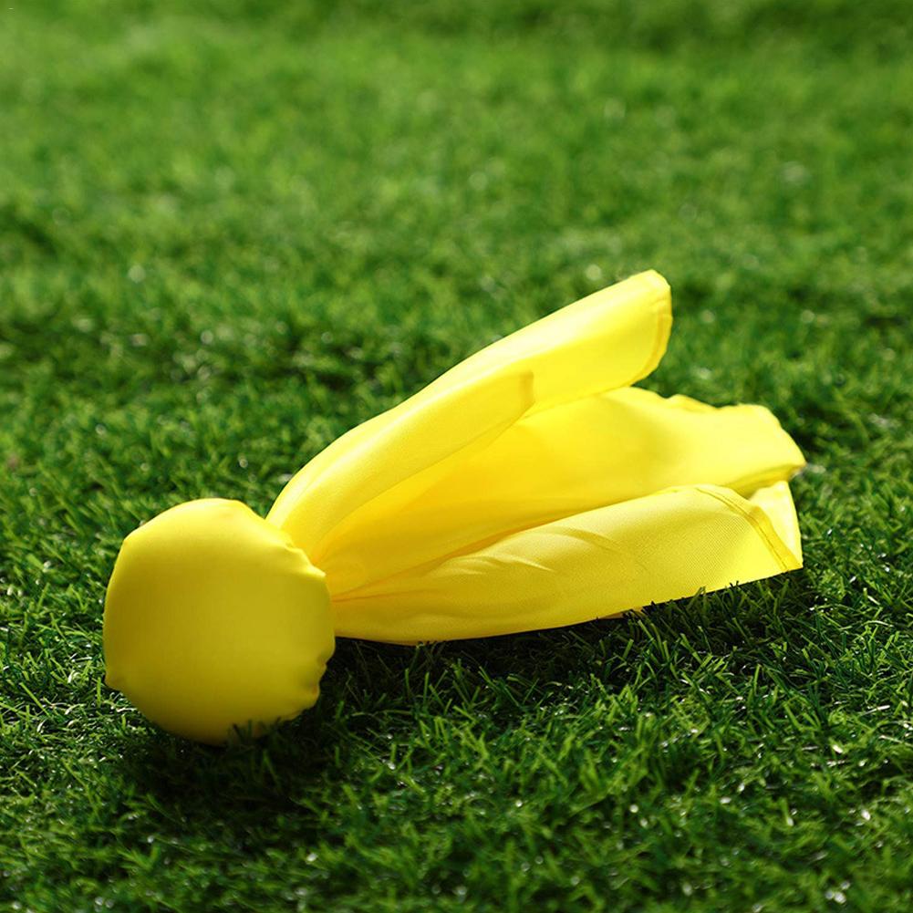 6 pièces Football Penalty drapeau Football arbitre lancer drapeau accessoires accessoire de fête jaune et rouge