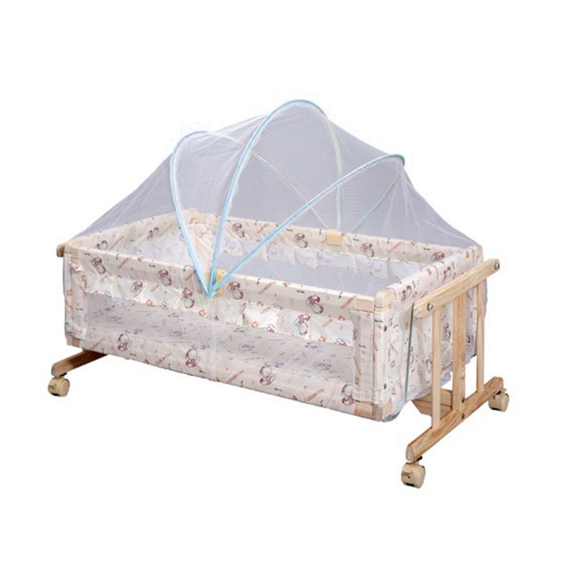 Baby Cradle Bed Mesh Mosquito Nets Foldable Summer Baby Arched Mosquitos Nets Portable Crib Netting For Infant Baby Cradle