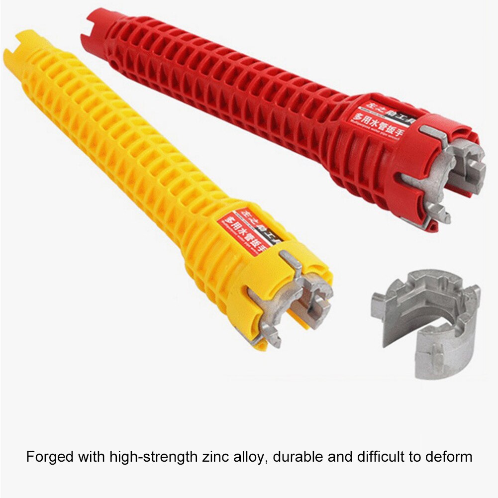 8 In1 Flume wrench Anti-slip Kitchen Sink Repair Wrench Bathroom Faucet Assembly Plumbing installation wrench Home Toilet Tool