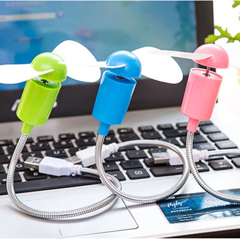 Mini USB Fan gadgets Flexible Cool For laptop PC Notebook For Laptop Desktop PC Computer