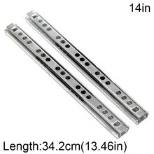 Hardware Drawer Runner Replacement Attachment Groove Ball Bearing Side: 14 inch