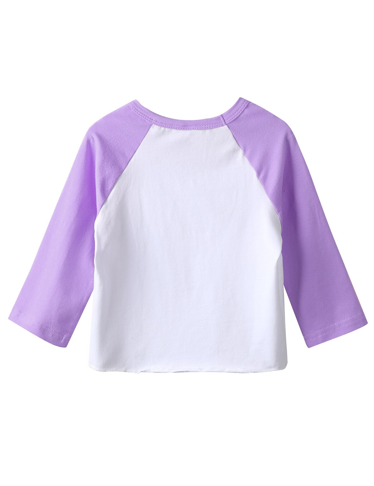 Infantil do bebê meninas t-shirts aniversário raglan mangas glitter carta um impresso algodão macio camisa topos bebê crianças roupas casuais