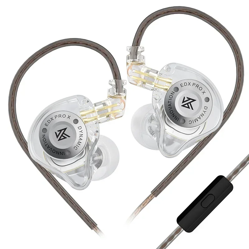 KZ EDX PRO X Dynamic Drive Earphone HIFI Bass Earbud DJ Sport Music Cancelling Headsets 2PIN Cable KZ ZSTX ZSN PRO X EDC EDA ZVX: green